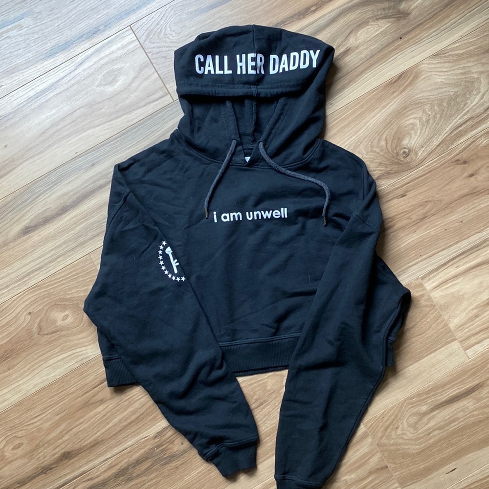 Call Her Daddy Cropped Sweatshirt- Small